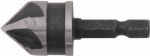 Зенкер конический, легированная сталь, хвостовик под биту, 16 мм, FIT, 36446