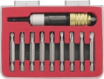 Адаптер магнитный с ограничителем глубины для бит 50 мм. + 9 бит S2, FIT, 57720