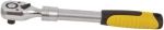 Вороток (трещотка), CrV, 72 зуба, телескопическая рукоятка 300-440 мм, 1/2", FIT, 62393