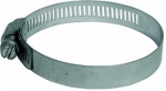 Хомут обжимной просечной (сталь) шир.8 мм. 1" (13-26 мм), FIT, 64254