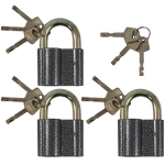 Замки навесные с мастер-ключами, набор 5шт., FIT, 67025