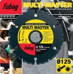 Диск алмазный отрезной Multi Master (125х22.2 мм) для УШМ, FUBAG, 88125-3