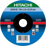 Диск отрезной для УШМ (125х22,2 мм), HITACHI, 752512