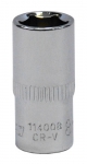 Головка торцевая 1/4"DR 8 мм, OMBRA, 114008