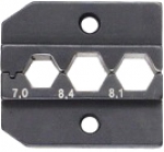 Плашка опрессовочная для штекеров F для спутникового и телевизионного приема, KNIPEX, KN-974920