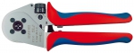 Инструмент для опрессовки точеных контактов, ручки с двухкомпонентными чехлами, с устройством поддержки позиционирования, KNIPEX, KN-975265