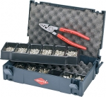 Набор кабельных наконечников с инструментом для опрессовки, KNIPEX, KN-979005