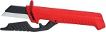 Кабельный нож 185 мм, со сменным лезвием, KNIPEX, KN-9856