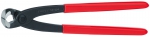 Арматурные клещи 220 мм, полированная головка, ручки с пластмассовым покрытием, KNIPEX, KN-9901220