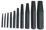 Комплект экстракторов "съемник шпилек", квадрат 1/8" - 1-1/16", 10 предметов, JONNESWAY, AG010052