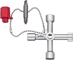Универсальный ключ распределительного шкафа Elektro в форме креста, WIHA, 36114