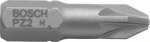 Бита Рz2 3 шт хвостовик шестигранный 1/4 25 мм, BOSCH, 2607001558