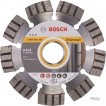 Диск алмазный отрезной Best for Universal 115х22,2 мм, BOSCH, 2608602661