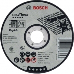 Отрезной круг Best по нержавейке 180x1,6 прямой, BOSCH, 2608603498