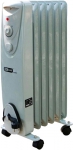 Безмасляный радиатор 1 кВт, 6 секций, PRORAB, RC 1006