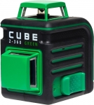 Построитель лазерных плоскостей CUBE 2-360 Green Ultimate Edition, 20 м, ADA, А00471