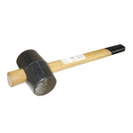 Киянка резиновая 340 гр, с деревянной ручкой, ЭНКОР, 23061