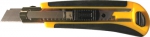Нож со сменным лезвием 18 мм, платиковый корпус, ЭНКОР, 9665