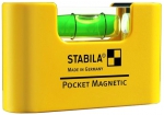 Уровень тип Pocket Magnetic, 1 горизонтальный, точность 1 мм/м, STABILA, 17774
