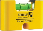 Уровень тип Pocket Electric, 1 горизонтальный, точность 1 мм/м, STABILA, 17775