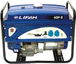 Генератор бензиновый 4,0 кВт, БГ-4,0, LIFAN, 4GF-3