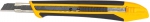 Нож "Standard Models" с выдвижным лезвием, с противоскользящим покрытием, автофиксатор, 9 мм, OLFA, OL-XA-1