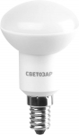 Лампа светодиодная "LED technology", цоколь E14 (миньон), теплый белый свет (2700 К), 45 (5 Вт), 220 В, СВЕТОЗАР, 44502-45