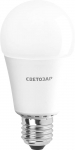 Лампа светодиодная "LED technology", цоколь E27 (стандарт), теплый белый свет (2700 К), 220 В, 12 Вт (100), СВЕТОЗАР, 44505-100_z01