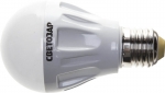 Лампа светодиодная "LED technology", цоколь E27 (стандарт), теплый белый свет (2700 К), 220 В, 6 Вт (50), СВЕТОЗАР, 44505-50