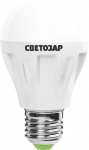 Лампа светодиодная "LED technology", цоколь E27 (стандарт), яркий белый свет (4000 К), 220 В, 6 Вт (50), СВЕТОЗАР, 44508-50
