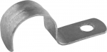 Скобы металлические для крепления металлорукава d=15 мм, однолапковые, 100 шт, СВЕТОЗАР, 60211-15-100
