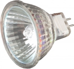 Лампа галогенная с защитным стеклом, цоколь GU4, диаметр 35 мм, 20 Вт, 12 В, СВЕТОЗАР, SV-44712