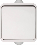 Выключатель БАТТЕРФЛЯЙ одноклавишный, цвет белый,10 А/~250 В, СВЕТОЗАР, SV-54330-W