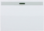 Выключатель "ЭФФЕКТ" проходной, с эффектом свечения, одноклавишный, без вставки и рамки, белый, 10 А/~250 В, СВЕТОЗАР, SV-54438-W