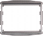 Вставка "ЭФФЕКТ" декоративная, цвет светло-серый металлик, одинарная, СВЕТОЗАР, SV-54466-SM