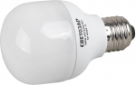 Энергосберегающая лампа "Цилиндр" цоколь E27 теплый белый свет 15 Вт СВЕТОЗАР SV-44482-15