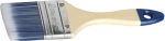 Кисть плоская "AQUA-STANDARD", искусственная щетина, деревянная ручка, 63мм, STAYER, 01032-063