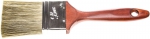 Кисть плоская "LASUR - LUX", деревянная ручка, смешанная щетина, 63мм, STAYER, 01051-063