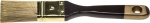 Кисть плоская "AQUA-KANEKARON", искусственная щетина, деревянная ручка, 38мм, STAYER, 0106-038