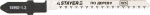 Полотна "PROFI" для эл/лобзика, HCS, по дереву, фанере, ламинату, фигур. рез, EU-хвост., шаг 1,3мм, 50мм, 2шт, STAYER, 15992-1.3_z01
