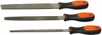 Набор "PROFI" Напильники №2 с двухкомпонентной ручкой, 200мм, 3 шт., STAYER, 2-16610-H3