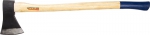 Топор "MASTER" кованый валочный с деревянной рукояткой, 1,6кг, STAYER, 20612-16