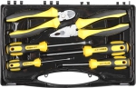 Набор слесарно-монтажного инструмента "PROFI" ULTRA: 4 отвертки, плоскогубцы и бокорезы, 6 предмета, STAYER, 2202-H6