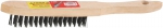 Щетка "MASTER" проволочная стальная с деревянной ручкой, 4 ряда, STAYER, 35020-4