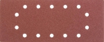 Лист шлифовальный универсальный "MASTER" на зажимах, 14 отверстий по периметру, для ПШМ, Р100, 115х280мм, 5шт, STAYER, 35469-100