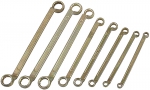 Набор Ключи "ТЕХНО" накидные изогнутые 7-22 мм 8 предметов STAYER 27143-H8