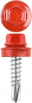 Саморезы "MASTER" RAL 3003 рубиново-красныйый 48x50 мм 150 шт STAYER 30315-48-050-3003