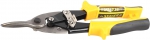 Ножницы "STANDARD" по металлу с двухкомпонентными рукоятками, прямые, STAYER, 23065
