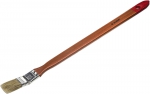 Кисть радиаторная угловая УНИВЕРСАЛ-МАСТЕР, светлая натуральная щетина, деревянная ручка,ЗУБР