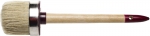 Кисть круглая "УНИВЕРСАЛ - МАСТЕР", светлая щетина, деревянная ручка, №20х65мм, ЗУБР, 01501-65